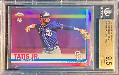 その他 topps chrome 2019 Fernando Tatis pink Fernando Tatis Jr. 2019 Topps Chrome #203 Pink Refractor