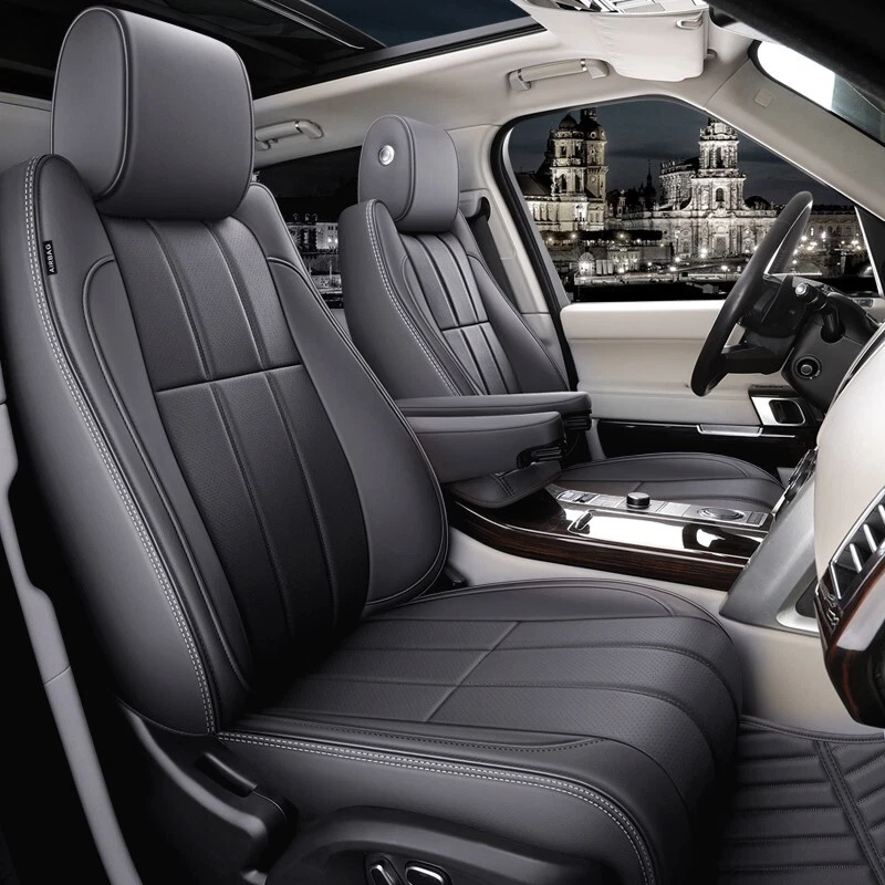 PARA LAND ROVER DISCOVERY 2015-2024 MOTOPTES DEPORTIVO ASIENTO DE COCHE CUBIERTA DE CUERO DURADERA Foto 3 de 4