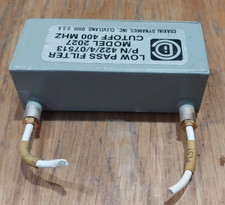 CoAxial Dynamics Low Pass RF Microwave Filter Model 2027 400MHz