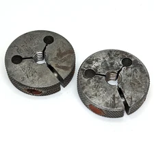 Burdick 5/16-18 NC & NC3 GO NO-GO Thread Setting Ring Gages - PD .2734 .2764