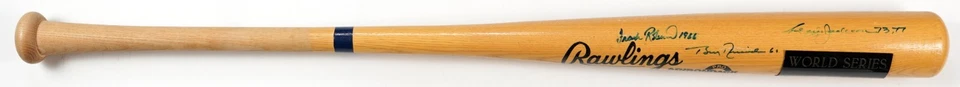 World Series MVP's - Autographed Rawlings Bat w/ 10 Signatures PSA/DNA COA - Image 2 of 4