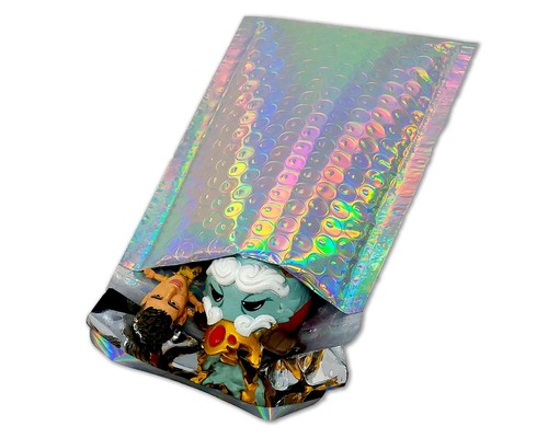 Paquete combinado de sobres de envío de polietileno acolchados de burbujas metálicas de 4x8" - Imagen 25 de 94