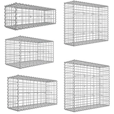 Gabion Gabionen Steinkorb Steingabionen Wand Drahtkorb Mauer Säule Säulen Garten - Bild 1 von 4