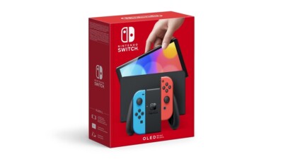Nintendo Switch OLED blue red 7 White console old colorful 64GB