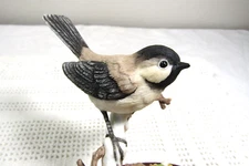 VINTAGE 1999 PREMIER BIRD COLLECTION BLACK-CAPPED CHICKADEE FIGURINE 5”