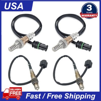 Set Of 4 Up+Down Oxygen Sensor For BMW 2009-2015 750LI & 2008 -2019 X6 4.4L V8