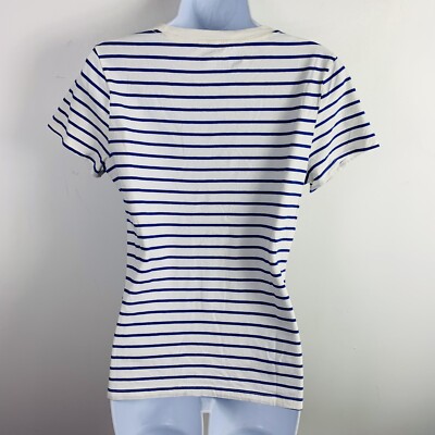 Haut Femme Plus GAP - Manches Courtes, Rayé Bleu Et Blanc - Taille XXL - Neuf Sans Étiquette