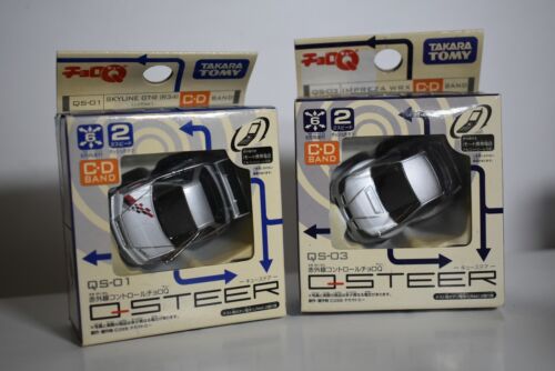 Choro-Q Subaru Impreza WRX & Nissan Skyline R-34 : ensembles Q-Steer (VENDUS TELS QUELS !!) - Photo 1 sur 4
