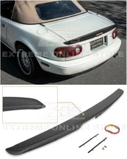 For 90-97 Mazda Miata NA KG WORKS Style ABS Plastic Rear Trunk Spoiler Wing Lip