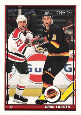 1991 O-Pee-Chee #179 Doug Lidster Vancouver Canucks