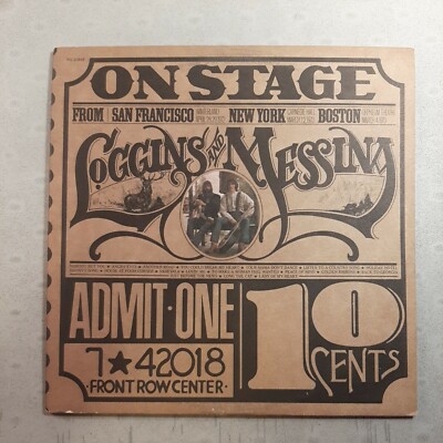 Loggins and Messina Onstage 2xLP Vinyl 1974 Columbia  Live Recording
