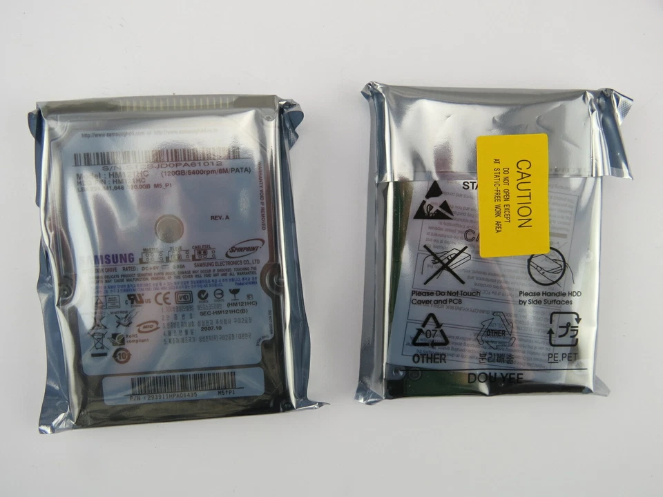 HARD DISK SAMSUNG MOD. HM121HC 120GB PATA 2.5" 5400RPM ATA 8 MB - Immagine 3 di 3