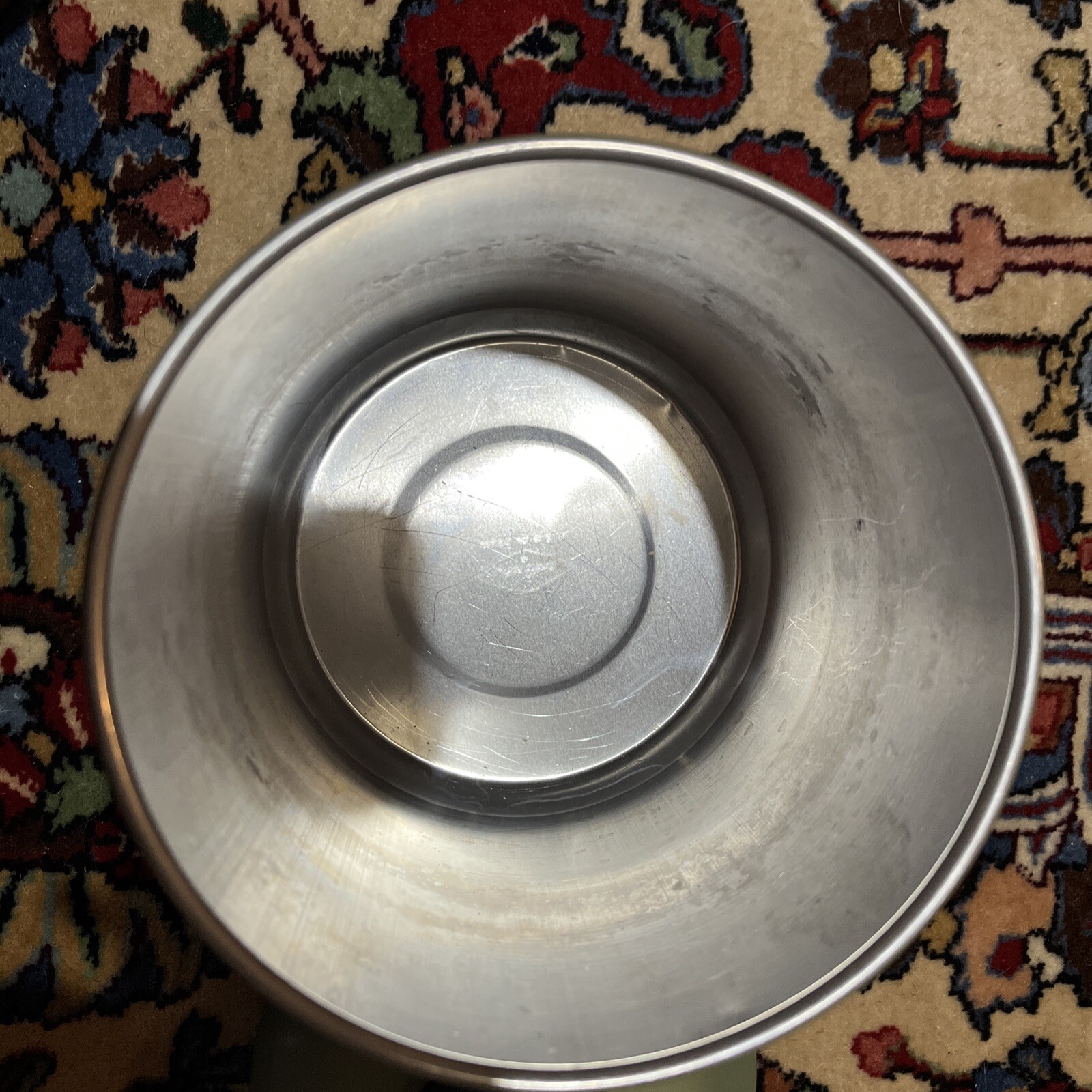 Vintage West Bend Avocado Green Grease Canister 