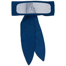 Naruto Shippuden Leaf Village Blue Headband Anime Licensed NEW