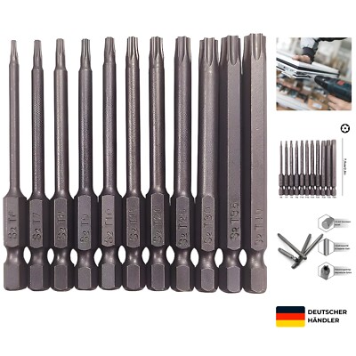 Magnetisches Torx Bit Set aus S2 Stahl 75mm für Handwerk & Elektronik