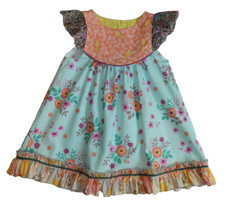 Matilda Jane Platinum Flutter Dress size 2 Floral
