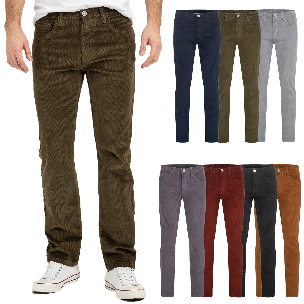 Jogginghose Herren Baggy Cargo Lässig Hosen Herren Winter