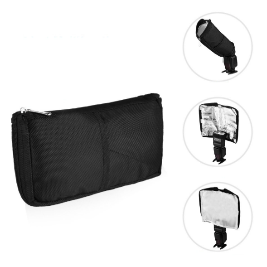 Camera Accessories External Flash Reflector Protection Storage Bag Travel Bag