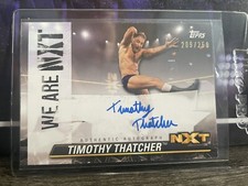  Timothy Thatcher Auto /250 A-TT 2021 Topps WWE NXT UK We Are NXT Autographs 