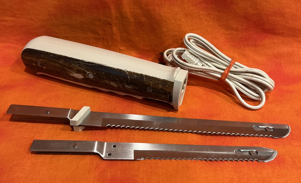 Vintage General Electric Electric Slicing/Carving Knife D1EK 20/30/40 Two  Blades