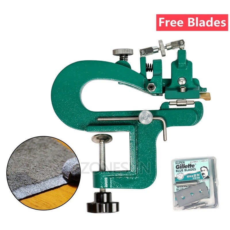 Handheld Leather Paring Machine for PU Bags & Sheets