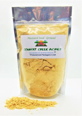 8 oz Ground Mustard Seed Powder- A Versatile Ingredient - Country Creek LLC