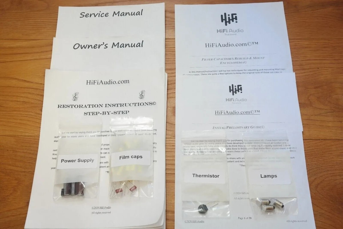 Hallicrafters S-86 radio Restoration kit repair upgrade recap