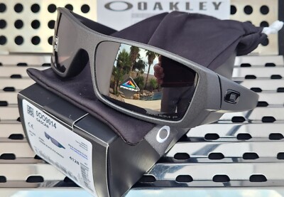 New Oakley GASCAN 9014-3560 Sunglasses Matte Steel w/ Prizm Black