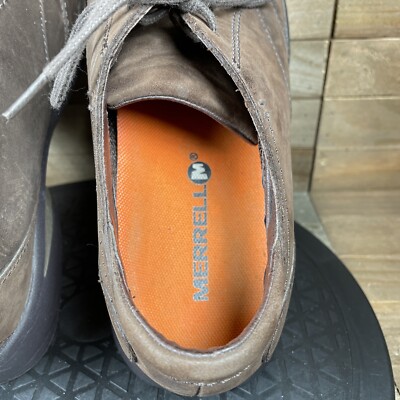 Merrell Orion Oxford Mens Sz 8.5 Dark Brown Suede Lace Up  display picture 2