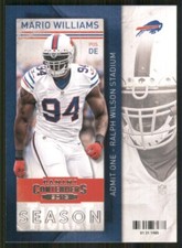 2013 Panini Contenders #13 Mario Williams Buffalo Bills Football Card 35538