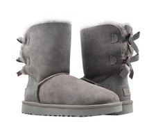 grey ugg bow boots