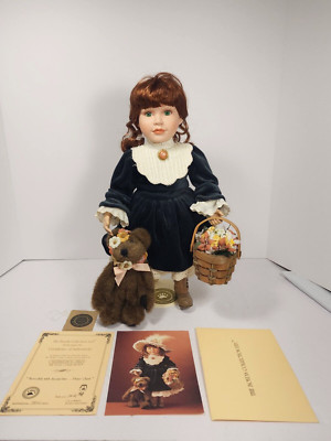 Boyds Bear Yesterdays Child Meredith Doll with Jacqueline Daisy Chain Doll 4933