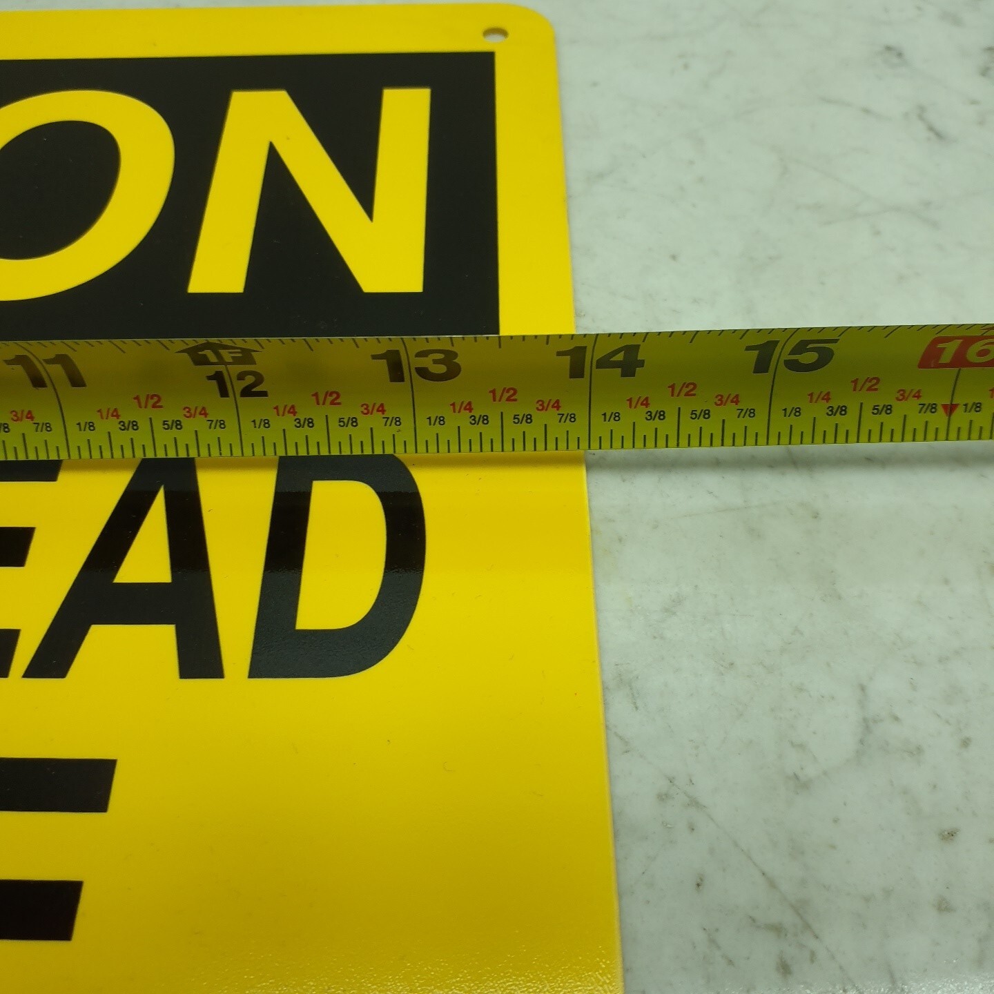 Osha Ansi Caution Sign Low Overhead Clearance 10