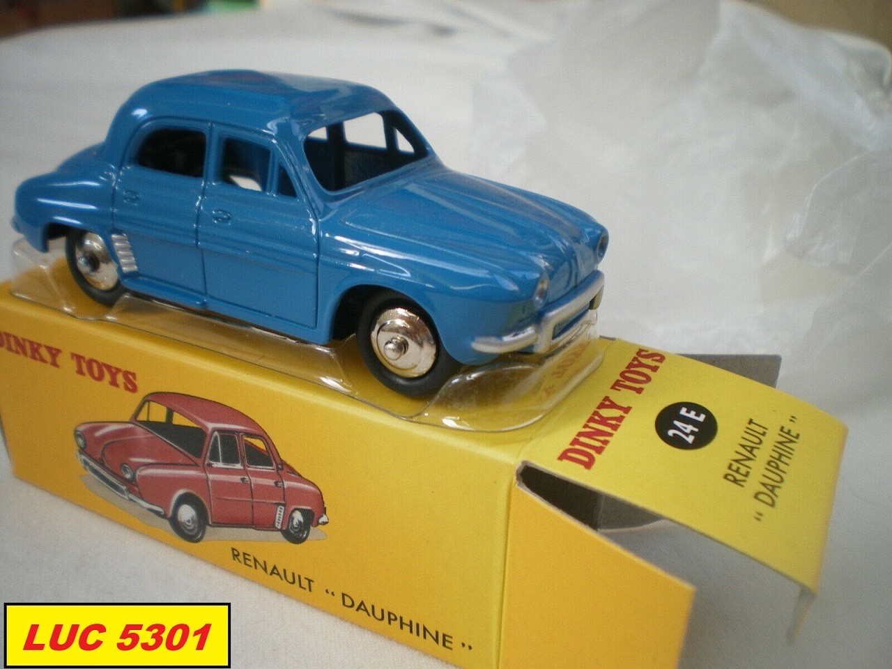 Renault Dauphine bleue hors série 2009 Dinky Toys Atlas, le cadeau idéal pour collectionneur