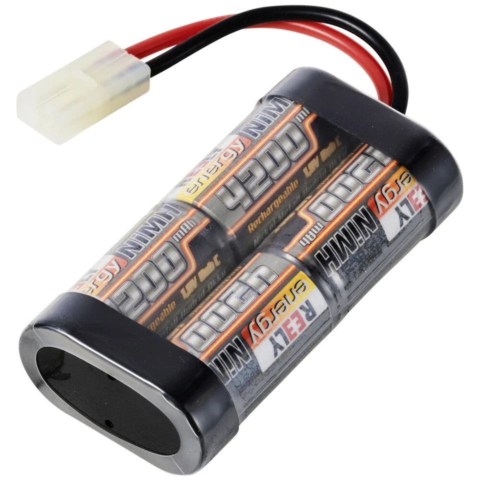 Reely Modellbau-Empfängerakku (NiMh) 4.8 V 4200 mAh Zellen-Zahl: 4 Sub-C Sti...