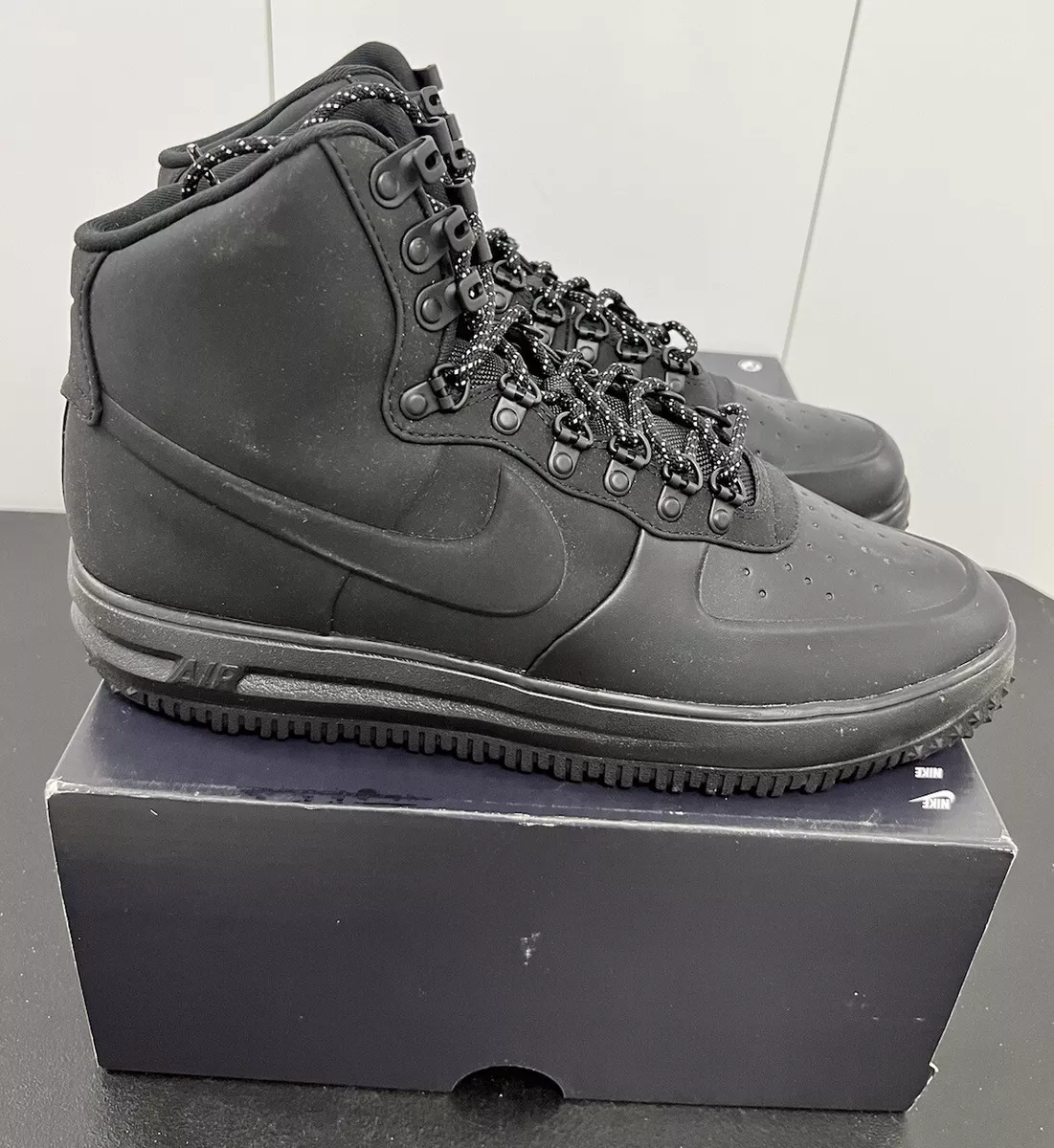 Nike lunar force 1 duckboot all black shop