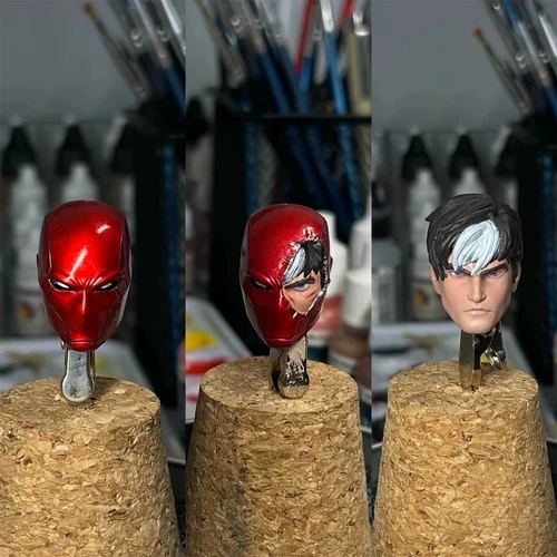 Figura de acción Mcfarlane con cabeza de capucha roja pintada 1/12 - Imagen 4 de 10