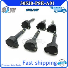 For Honda Odyssey Accord Pilot Acura CL TL MDX 6pcs Ignition Coil 30520-P8E-A01