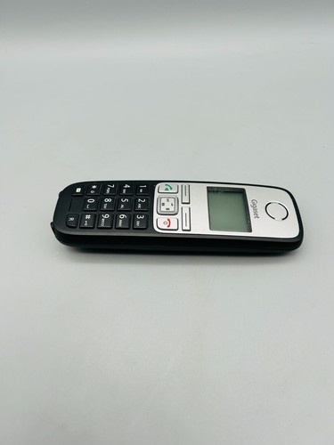 Gigaset A400 Telefon bezprzewodowy Słuchawka czarna przetestowana bez pokrywy baterii - Zdjęcie 2 z 4