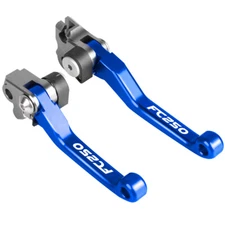 Motorcycle Adjustable Foldable Brake Clutch Levers For HUSQVARNA FC250 FC450 NEW