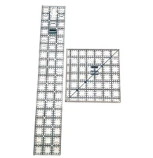 2 Truecut Quilting Ruler Track and Cutter Guide 18x3 and 6.5x6.5 - 2010 & 2014