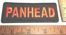 Harley "Panhead" patch biker collectible old HD emblem motorcycle memorabilia