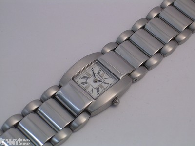 Montre Femme Dani Danicci Acier Inoxydable - Cadran Blanc à Chiffres Romains - Neuve Avec étiquettes