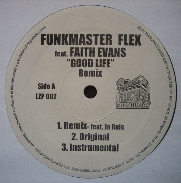 FunkmasterFlex feat.FaithEvans レコード Funkmaster Flex feat. Faith Evans & Ja Rule - The Good Life (Remix