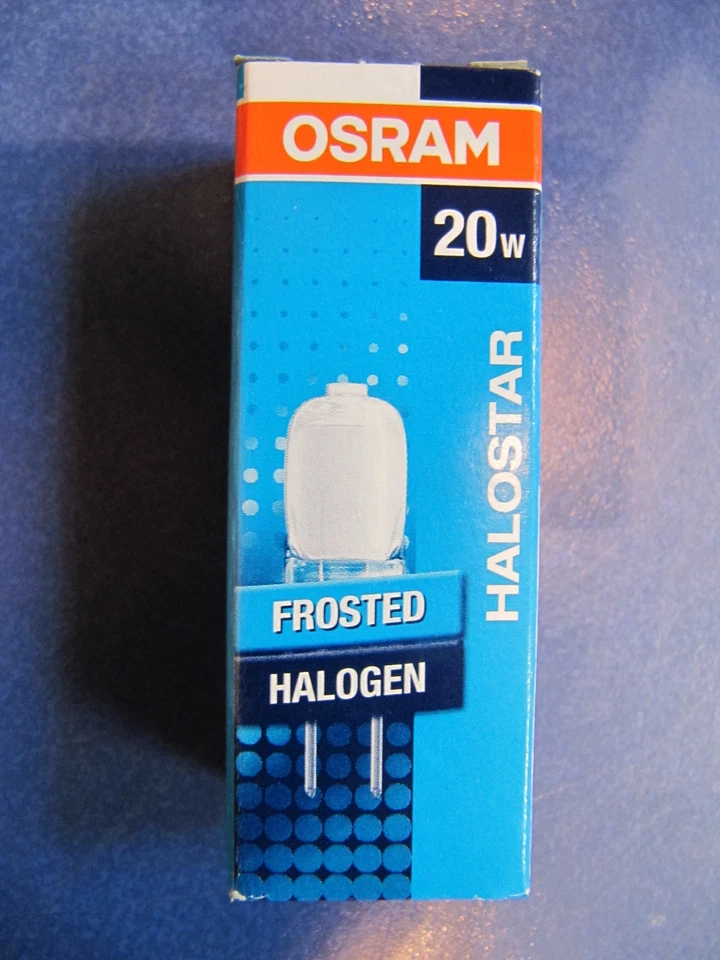 Osram Halostar 20W 12V G4, 64425 64425F 64425FR f MATT Halogenlampe DIMMBAR !! - Bild 2 von 4