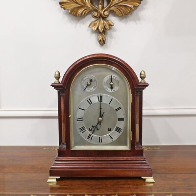 Antique Bracket Clock German Ting Tang Striking by Winterhalder & Hofmeier