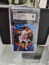 2024 Topps Finest - Rare Julio Rodriguez #245 CGC 9 Blue Refractor /99