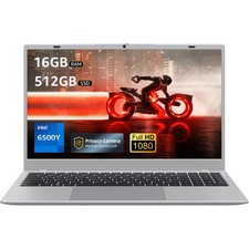 Laptop Computer, 15.6 inch Laptop with 1080P FHD IPS Display, 16GB RAM/512GB ...