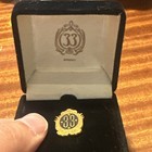 DISNEYLAND OLD DISNEY CLUB 33 LOGO FOR MEMBERS ONLY,LAPEL PIN GOLD TONE&BLACK — photo 3