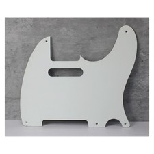 Telecaster Pickguard For Vintage 50s USA Fender Tele - White 1 Ply 1.6mm 5 Holes
